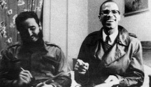 Fidel Castro y Malcolm-X