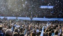 Acto multitudinario en Argentina en apoyo a Cristina Fernández de Kirchner